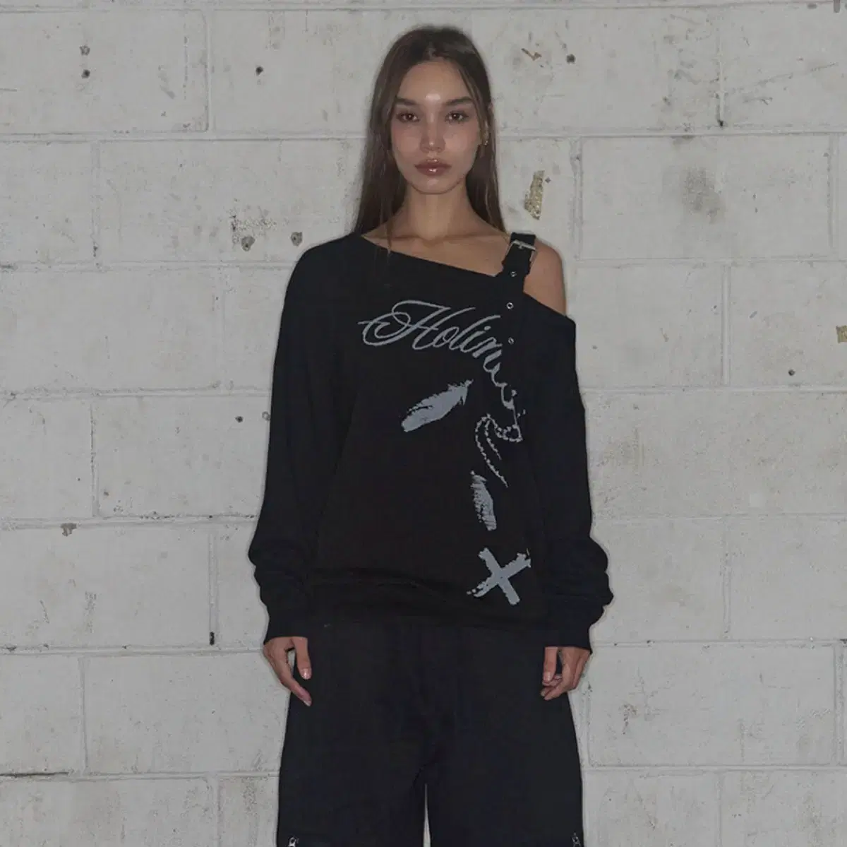 パンツ Kashiko Layered Strap Pants Black Kashiko(カシコ) kashiko Layered Strap Pants Black S 카시코(KASHIKO